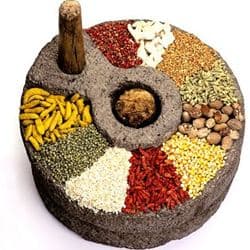 Illustratie bij de Ayurvedische constitutieleer