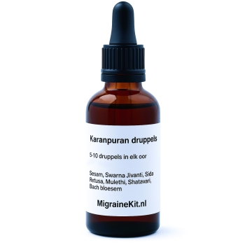 Oordruppels bij Migraine